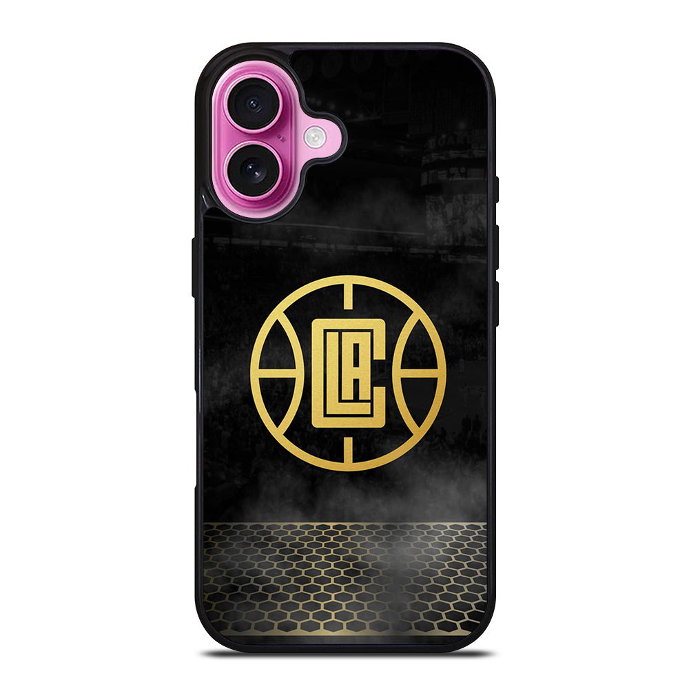 LOS ANGELES CLIPPERS GOLD iPhone 16 Plus Case Cover
