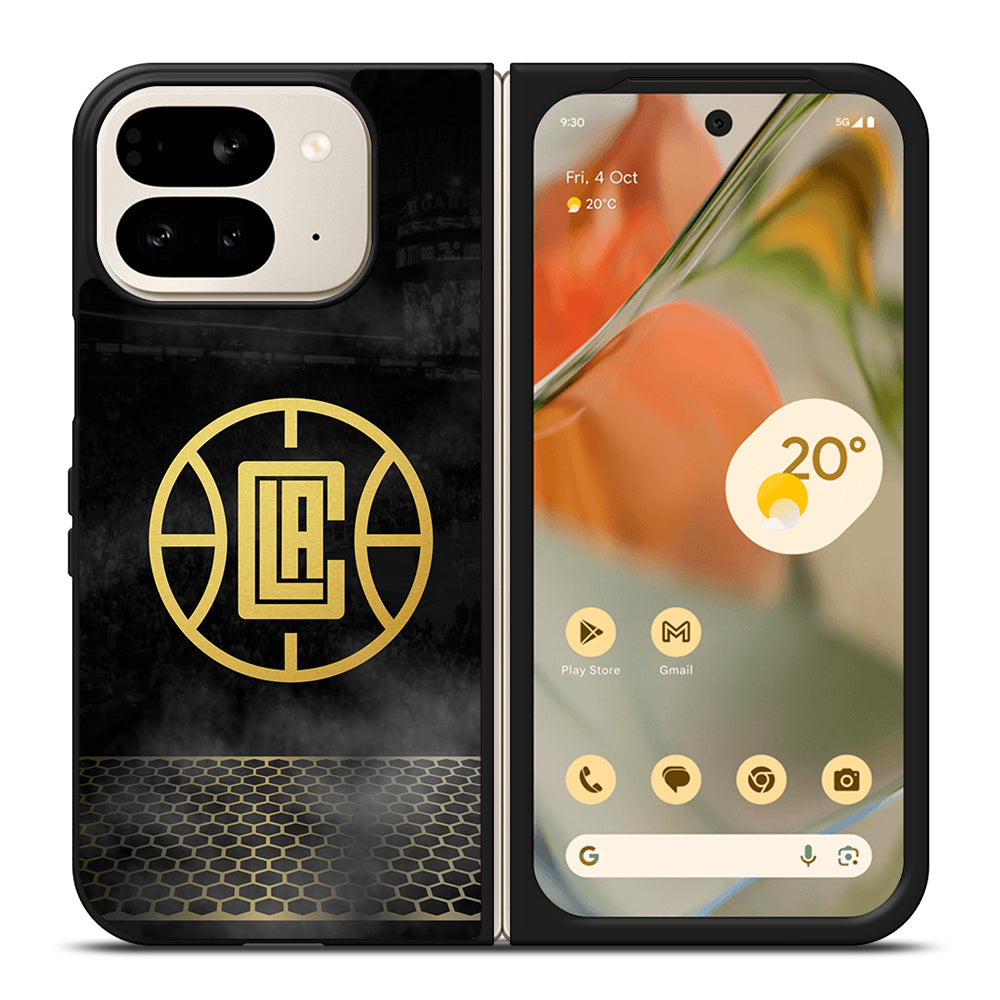 LOS ANGELES CLIPPERS GOLD Google Pixel 9 Pro Fold Case Cover