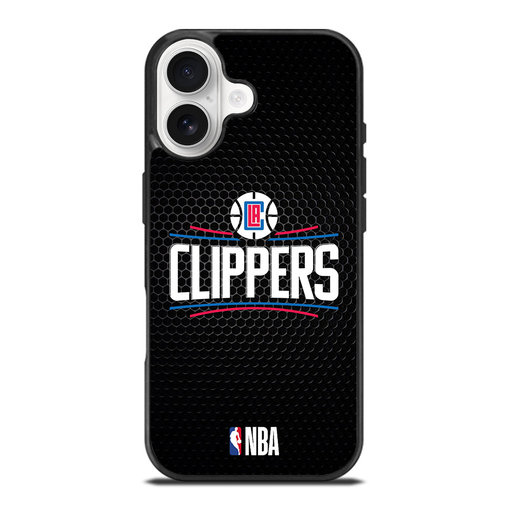 LOS ANGELES CLIPPERS METAL LOGO iPhone 17 Case Cover