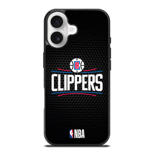 LOS ANGELES CLIPPERS METAL LOGO iPhone 17 Case Cover