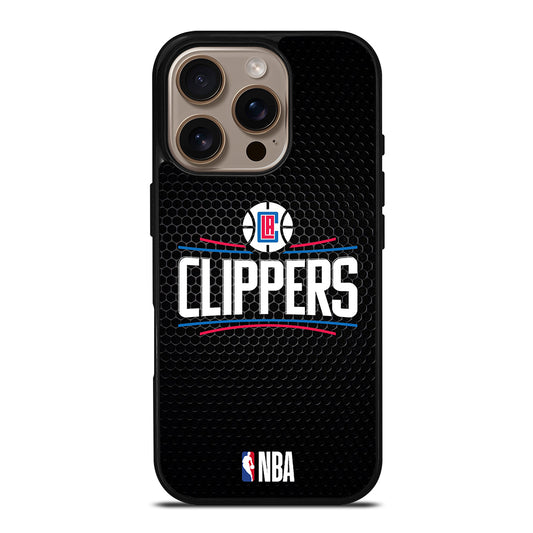 LOS ANGELES CLIPPERS METAL LOGO iPhone 16 Pro Case Cover