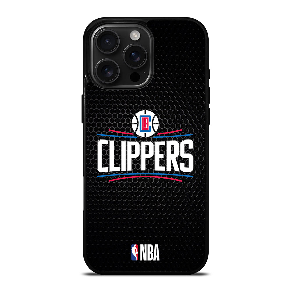 LOS ANGELES CLIPPERS METAL LOGO iPhone 16 Pro Max Case Cover
