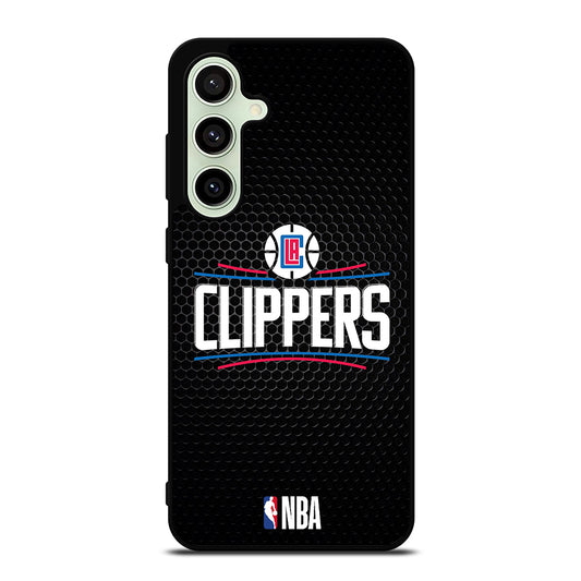 LOS ANGELES CLIPPERS METAL LOGO Samsung Galaxy S24 FE Case Cover