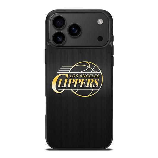 LOS ANGELES CLIPPERS WOODEN GOLD iPhone 17 Pro Max Case Cover
