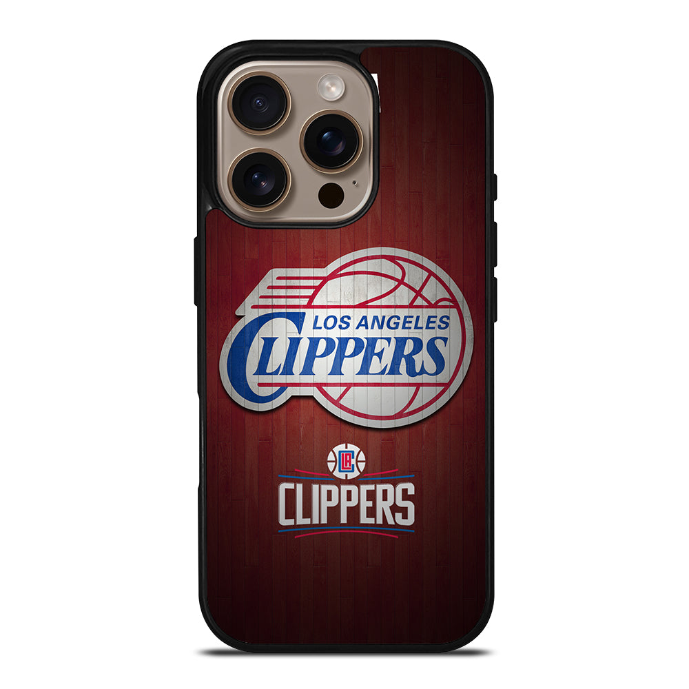 LOS ANGELES CLIPPERS WOODEN LOGO iPhone 16 Pro Case Cover