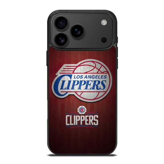 LOS ANGELES CLIPPERS WOODEN LOGO iPhone 17 Pro Max Case Cover