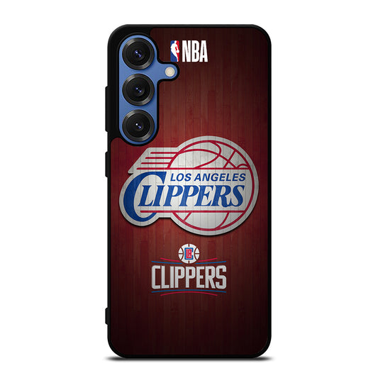 LOS ANGELES CLIPPERS WOODEN LOGO Samsung Galaxy S25 Case Cover