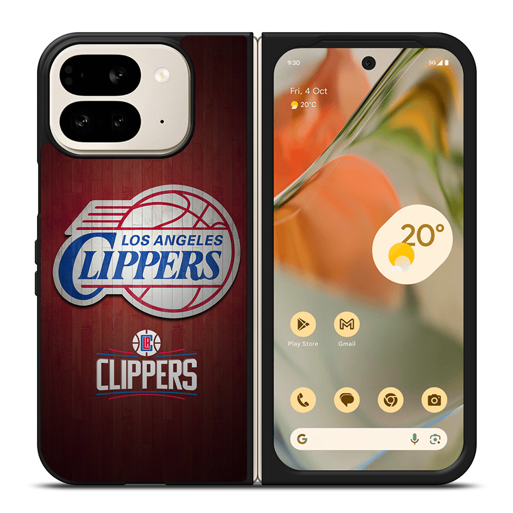 LOS ANGELES CLIPPERS WOODEN LOGO Google Pixel 9 Pro Fold Case Cover