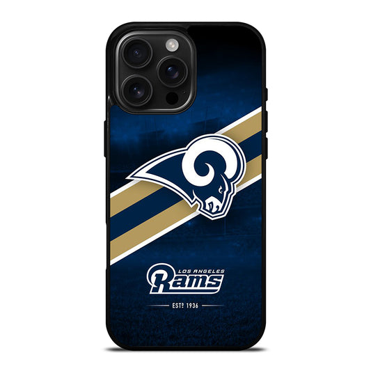 LOS ANGELES RAMS FOOTBALL LOGO 2 iPhone 16 Pro Max Case Cover
