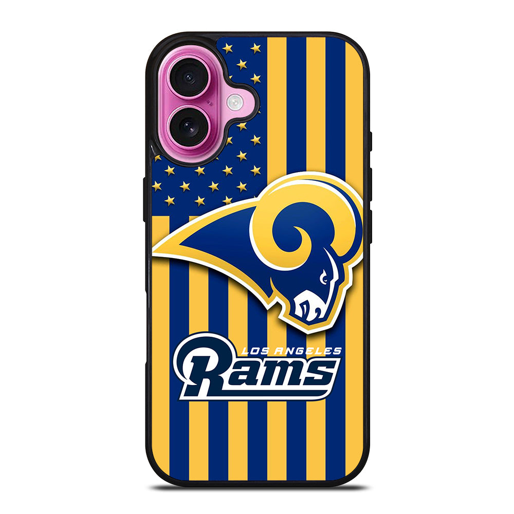LOS ANGELES RAMS LOGO 1 iPhone 16 Plus Case Cover
