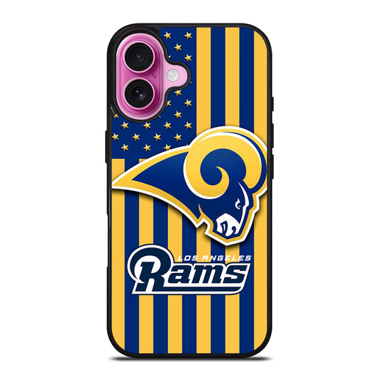 LOS ANGELES RAMS LOGO 1 iPhone 16 Plus Case Cover