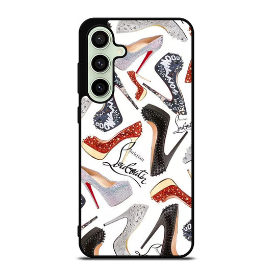 LOUBOUTIN LOGO PATTERN Samsung Galaxy S24 FE Case Cover
