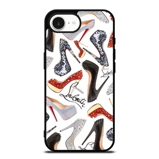 LOUBOUTIN LOGO PATTERN iPhone 16e Case Cover