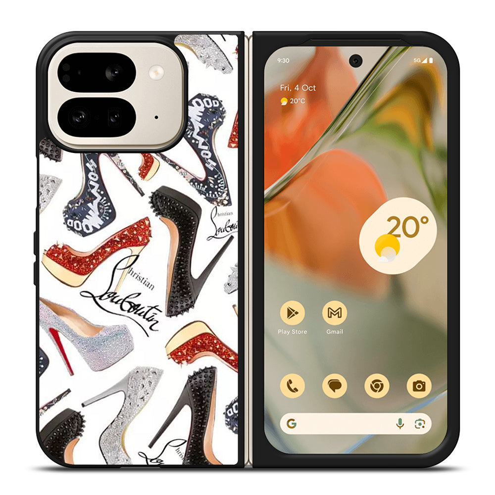 LOUBOUTIN LOGO PATTERN Google Pixel 9 Pro Fold Case Cover