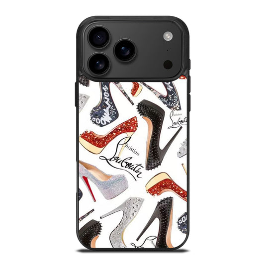 LOUBOUTIN LOGO PATTERN iPhone 17 Pro Max Case Cover