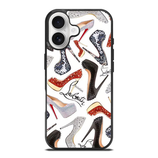 LOUBOUTIN LOGO PATTERN iPhone 17 Case Cover