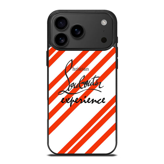 LOUBOUTIN LOGO STRIPE iPhone 17 Pro Max Case Cover