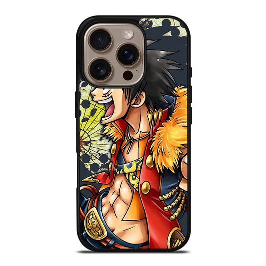 LUFFY ONE PIECE ART iPhone 16 Pro Case Cover