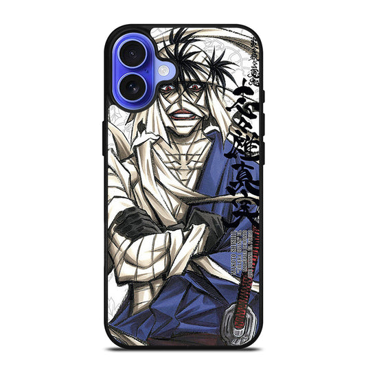 MAKOTO SAMURAI X RUROUNI KENSHIN ART iPhone 16 Case Cover