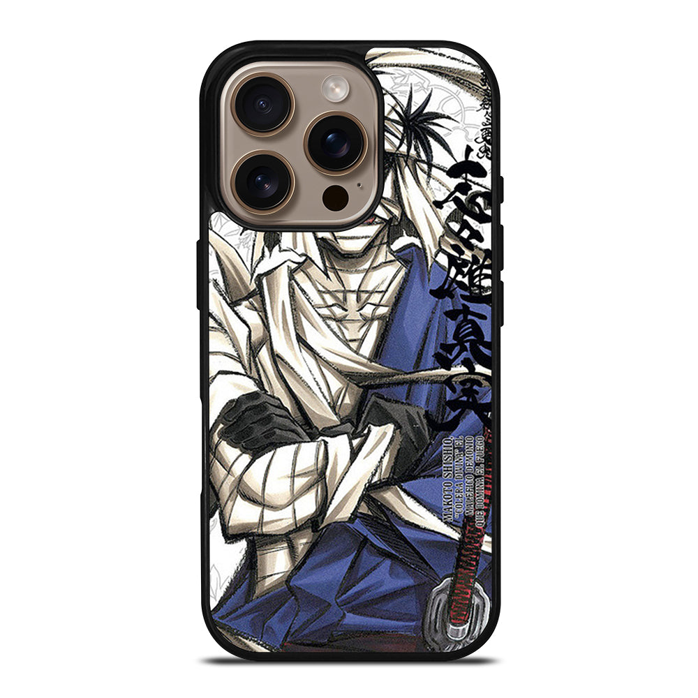 MAKOTO SAMURAI X RUROUNI KENSHIN ART iPhone 16 Pro Case Cover