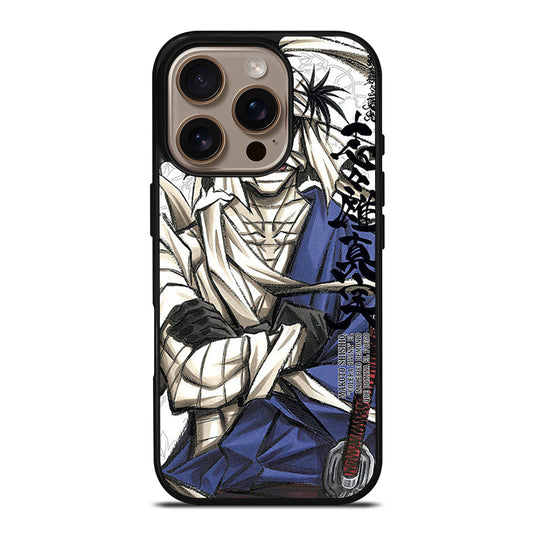 MAKOTO SAMURAI X RUROUNI KENSHIN ART iPhone 16 Pro Case Cover