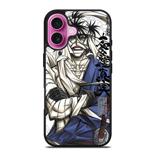 MAKOTO SAMURAI X RUROUNI KENSHIN ART iPhone 16 Plus Case Cover
