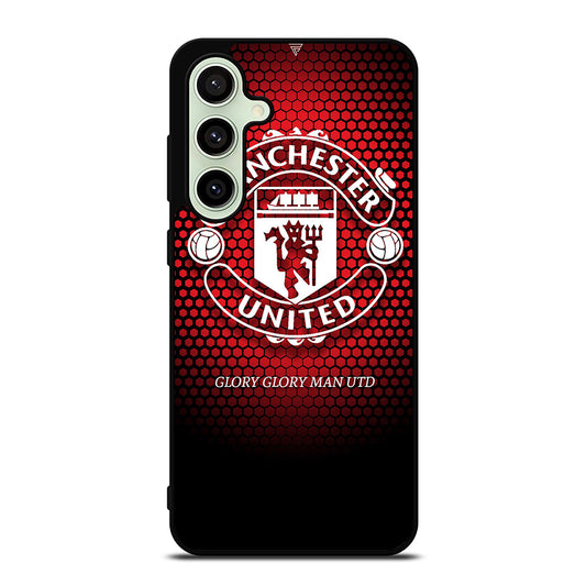 MANCHESTER UNITED SOCCER LOGO 1 Samsung Galaxy S24 FE Case Cover