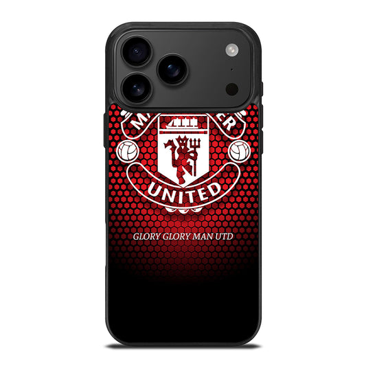 MANCHESTER UNITED SOCCER LOGO 1 iPhone 17 Pro Max Case Cover