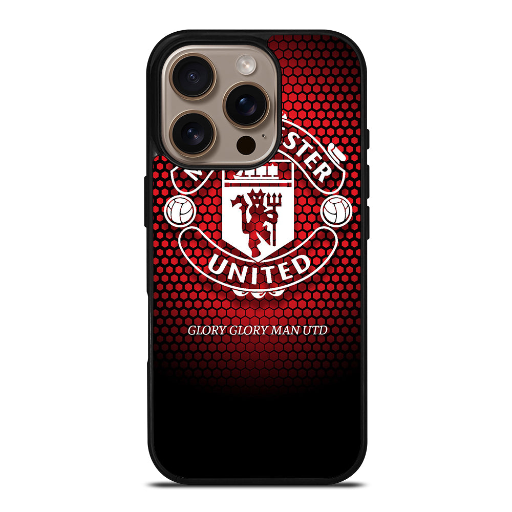 MANCHESTER UNITED SOCCER LOGO 1 iPhone 16 Pro Case Cover