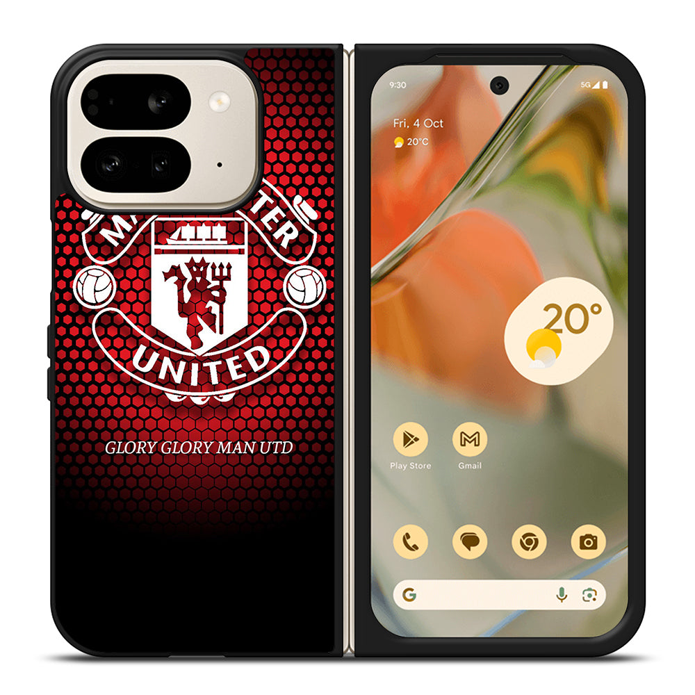 MANCHESTER UNITED SOCCER LOGO 1 Google Pixel 9 Pro Fold Case Cover