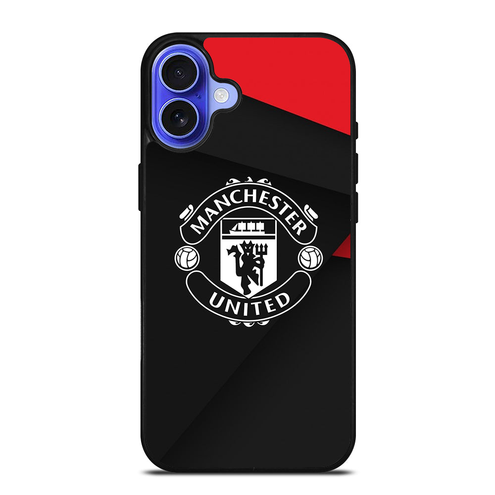 MANCHESTER UNITED SOCCER LOGO 2 iPhone 16 Case Cover