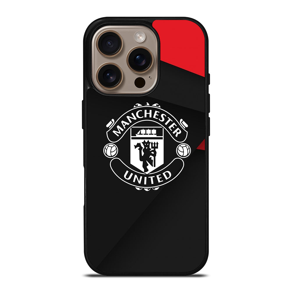 MANCHESTER UNITED SOCCER LOGO 2 iPhone 16 Pro Case Cover