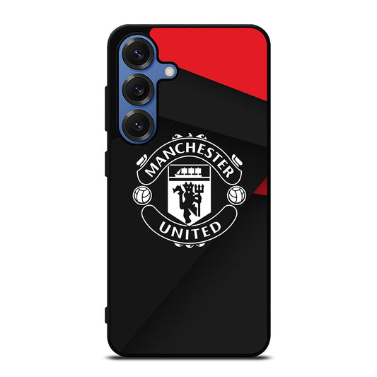 MANCHESTER UNITED SOCCER LOGO 2 Samsung Galaxy S25 Case Cover