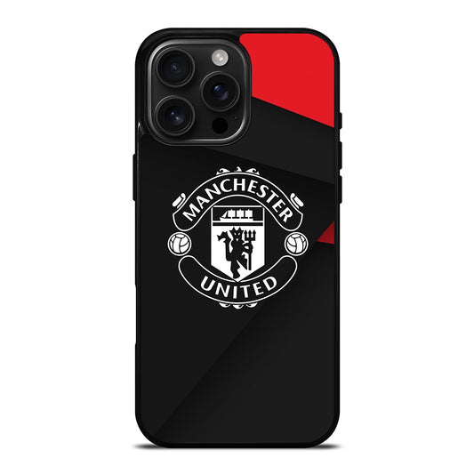 MANCHESTER UNITED SOCCER LOGO 2 iPhone 16 Pro Max Case Cover