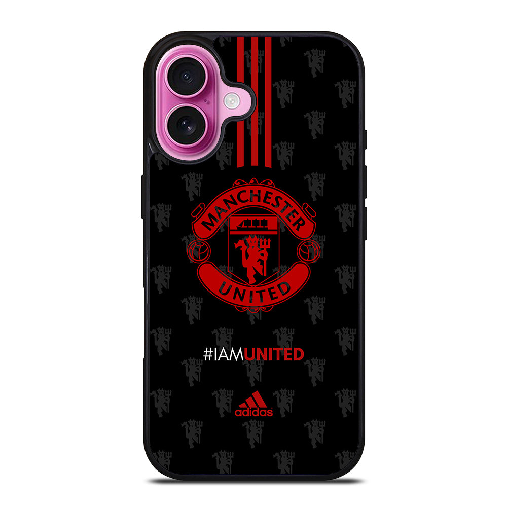 MANCHESTER UNITED SOCCER LOGO 4 iPhone 16 Plus Case Cover