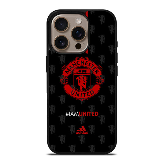 MANCHESTER UNITED SOCCER LOGO 4 iPhone 16 Pro Case Cover