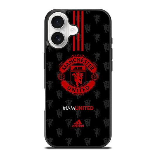 MANCHESTER UNITED SOCCER LOGO 4 iPhone 17 Case Cover