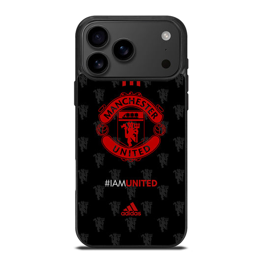 MANCHESTER UNITED SOCCER LOGO 4 iPhone 17 Pro Max Case Cover
