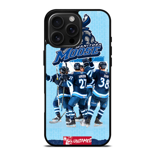 MANITOBA MOOSE NHL LOGO 2 iPhone 16 Pro Max Case Cover