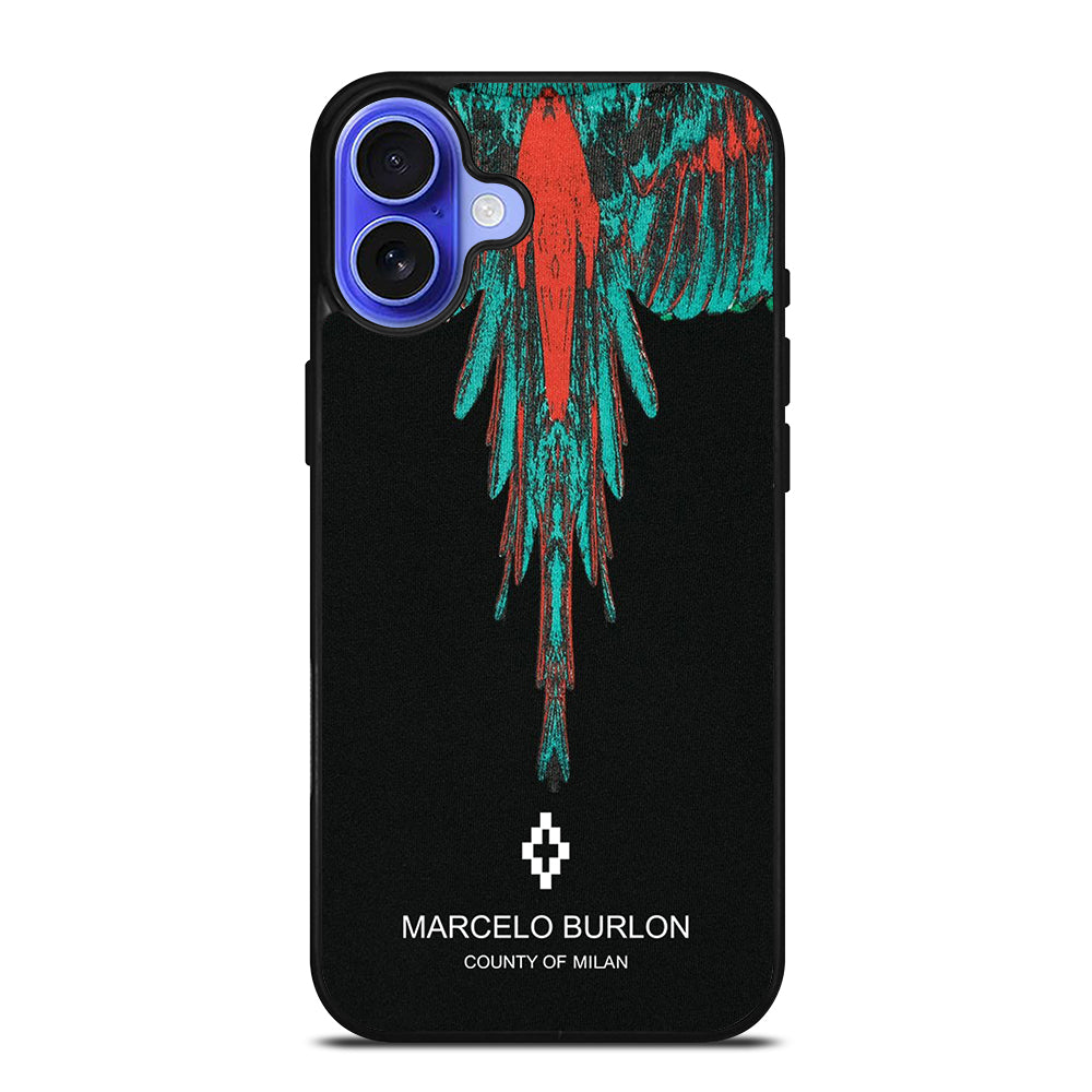 MARCELO BURLON BIRD 2 iPhone 16 Case Cover