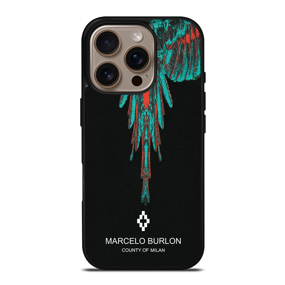 MARCELO BURLON BIRD 2 iPhone 16 Pro Case Cover