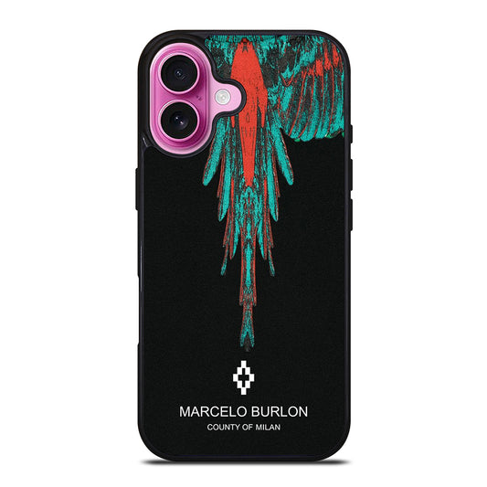 MARCELO BURLON BIRD 2 iPhone 16 Plus Case Cover