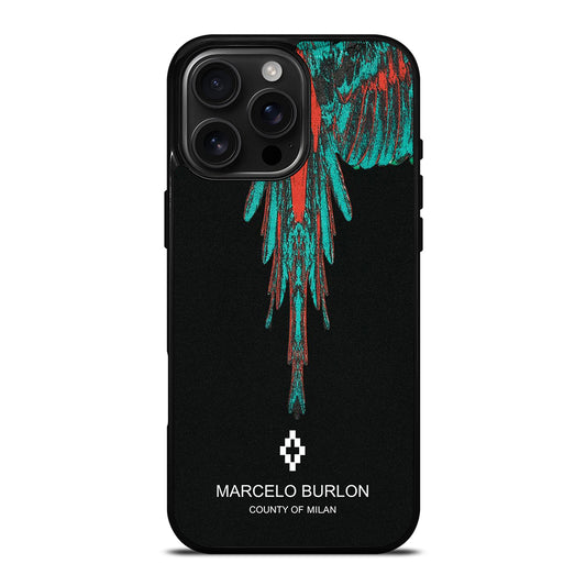 MARCELO BURLON BIRD 2 iPhone 16 Pro Max Case Cover