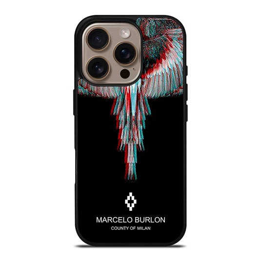 MARCELO BURLON BIRD iPhone 16 Pro Case Cover