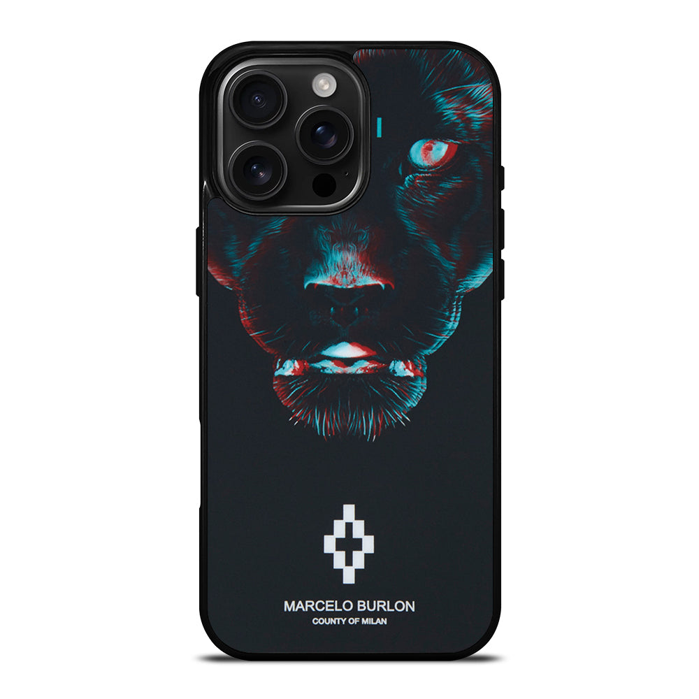 MARCELO BURLON BLACK PANTHER iPhone 16 Pro Max Case Cover