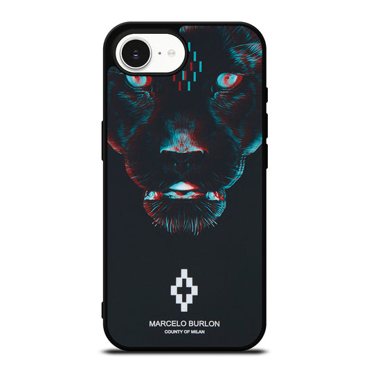 MARCELO BURLON BLACK PANTHER iPhone 16e Case Cover