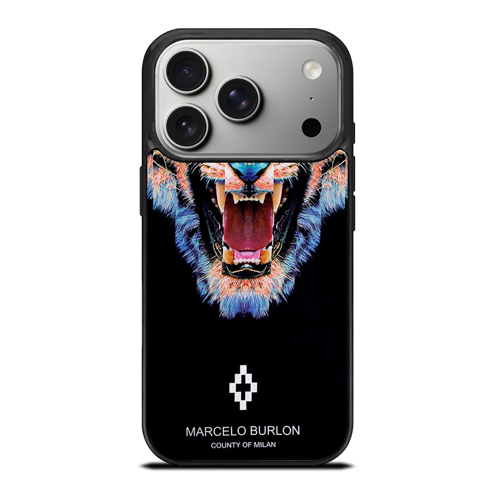 MARCELO BURLON BLUE LION iPhone 17 Pro Case Cover