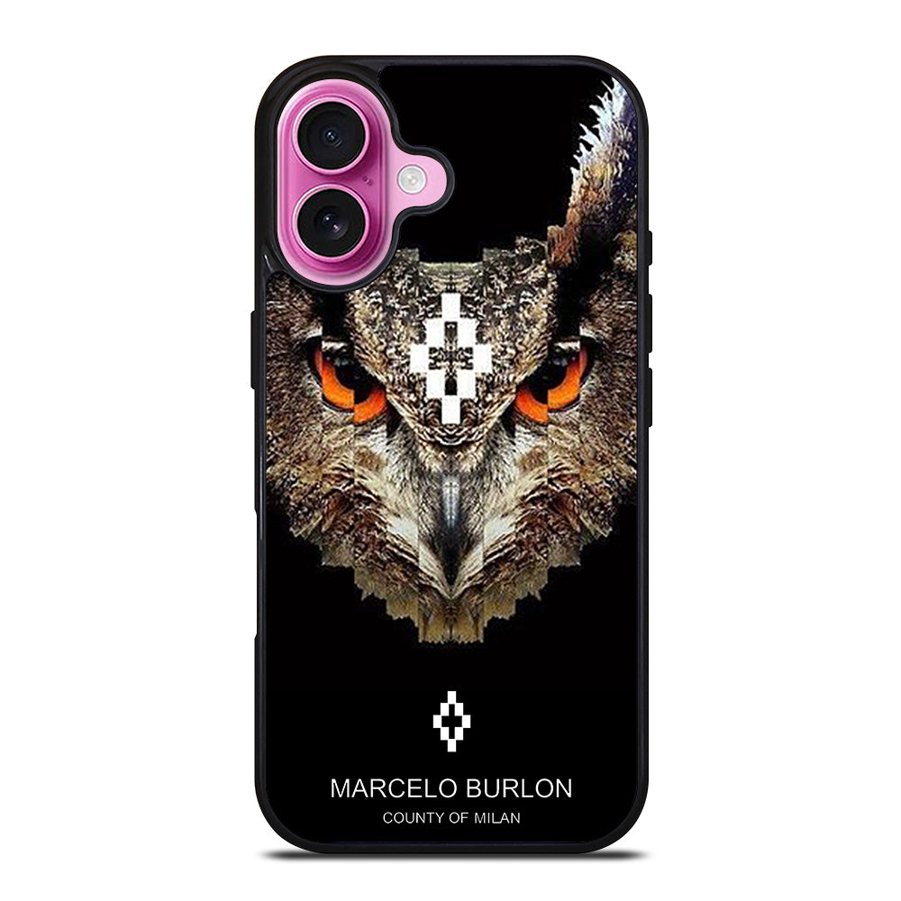 MARCELO BURLON OWL NEW iPhone 16 Plus Case Cover