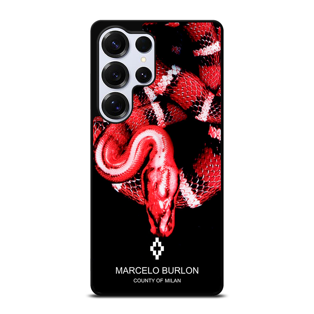 MARCELO BURLON SNAKE RED Samsung Galaxy S25 Ultra Case Cover