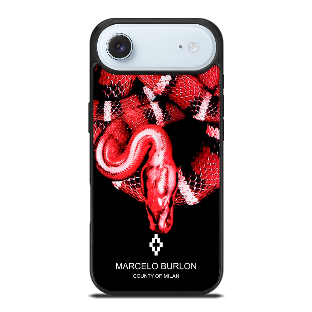 MARCELO BURLON SNAKE RED iPhone Air Case Cover